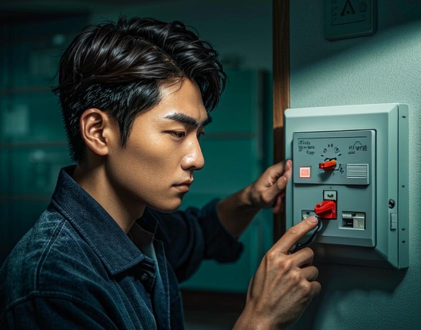 關閉設備電源,確保設備處于安全狀態 關閉電源